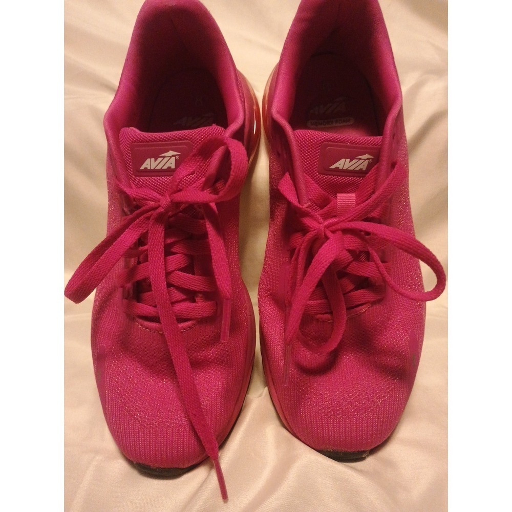 Avia Women's Lightweight Performance Sneakers Size 8. Hot Pink In Color.